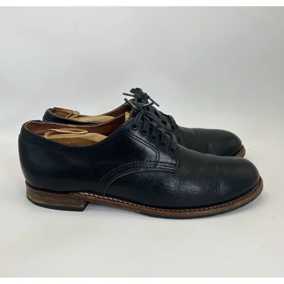 Red Wing 9043 Beckman Featherstone Black Oxford Dress Shoes Mens Sz 10 D Lace-up